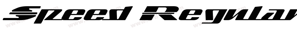 Speed Regular字体转换